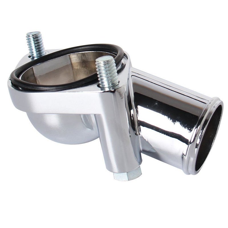 Carbole 21 Degree Chrome Water Neck Thermostat Housing Fit For Chevy V8 5.7L 350 454 Small Big Block - Image 5